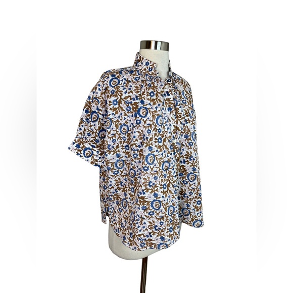 Alix of Bohemia Kitsey Hydrangea Shirt Womens Size Large - Picture 12 of 16